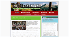 Desktop Screenshot of info-baskenland.de